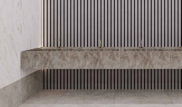 A long stone sink for netilas yadayim